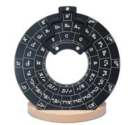Circle of Fifths Wheel Metal Chord Wheel Melody Tool with Stand Holder & Guitar Picks - Music Theory Learning Tool for All Levels and Musical Instruments, Musicians Songwriting