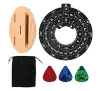 Circle of Fifths Wheel Metal Melody Tool Chord Wheel with General Guitar Accessories, Instruments Theory Learning Tool For Songwriting, Musical Chord Tool for Musicians, Beginners