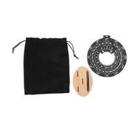 Circle of Fifths Wheel Music Theory Disc Accessories Melody Tool Metal for Guitar Bass Piano Instruments Learning (Black)