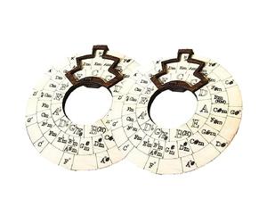 Circle Of Fifths Wheel - Music Wood Wheel Tools | Guitar Learning Tool - Fast-Track Guide To Expand Your Playing Ability | Must Have Tool For Musical Instrument, Piano, Bass, Ukulele