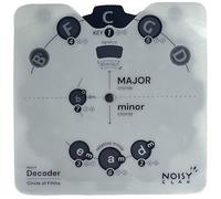 Circle of Fifths Wheel Tool with Built-In Stand - Back to School Music Learning Tool - Music Theory Chord & Key Decoder for All - Progressions, Scales & Keys - Tool for Guitar, Piano, Ukulele & more