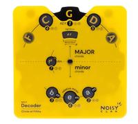 Circle of Fifths Wheel Tool with Built-In Stand: Music Theory Chord Wheel