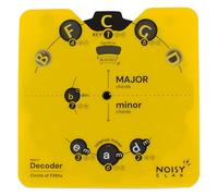 Circle of Fifths Wheel Tool with Built-In Stand: Music Theory Chord Wheel & Key Decoder for Notes, Chords, Scales, Keys, Progressions and Major/Minor Harmony; for Guitar, Piano, Ukulele + Free eBook