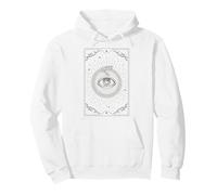 Circle Of Snakes With Eyes Inside In Tarot Card Pullover Hoodie