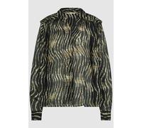 Circle of Trust Agnes Blouse Bronze Tiger size S | Longsleeves Outlet | Women | Brown S