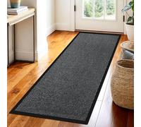 Circle of trust Hallway Runner Rug Grey 60x120cm Non Slip, Heavy Duty Carpet Runner, Rubber Backed Floor Mat, Dirt Trapper Washable Rug for Hallway Kitchen Bedroom Laundry Office
