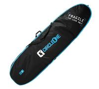 Circle One | Double Surfboard Bag | Fits Up to 2 Boards | Thick Foam Padding | Accessories Pocket | Blue 9ft