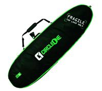 Circle One | Surfboard Bag 7ft Long | Thick Padded Durable Foam Padding | Handle and Shoulder Strap | Green