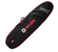 Circle One Surfboard Travel Bag - Double Board Padded Carry Bag, Fits Up to 2 Surfboards, Red, 9ft 6inch