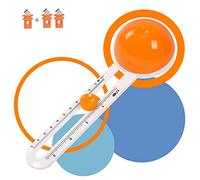 Circle Paper Cutter Rotary Circular Cutter for Cardstocks Craft Cutting Tools, Compass Paper Cutter Trimmer Scrapbooking (included 3 blades) (Orange)