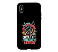 Circle Pit Therapy Rock Guitar Case for iPhone X/XS