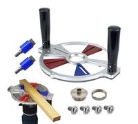 Circle Router Guide | Adjustable Woodworking Tool | Drilling Jig Circle Templates for Projects Construction Renovation Home Workshop Cabinetmaking