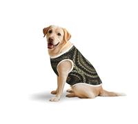 Circle Soft Print T-Shirt Vest For Large Dogs, Comfort Cotton Pet Clothes Stretch Dog Pullover Tee Sleeveless Sweatshirt (3xl-5xl)