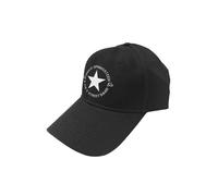 Circle Star Logo Strapback Baseball Cap Bruce Dickinson Black One Size