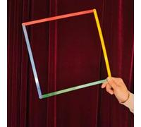 Circle to Square Magic Tricks Metal Round Vanishes to Square Shape Changes Magic Stage Illusions Gimmicks Mentalism Props Accessories(Multicolor)