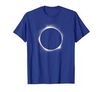 Circle Total Solar Eclipse Celestial Fanatic T Shirt T-Shirt, Men, Royal Blue, Large