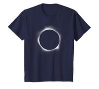 Circle Total Solar Eclipse Celestial Fanatic T Shirt T-Shirt, Youth, Navy Blue, 3T