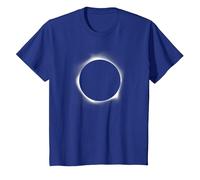 Circle Total Solar Eclipse Celestial Fanatic T Shirt T-Shirt, Youth, Royal Blue, Medium