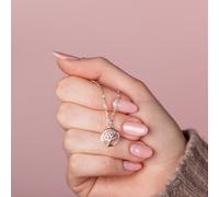 Circle Tree of Life Necklace - Sterling Silver