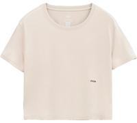 Circle - Women's Short trail running T-shirt - Smooth Operator Crop-Top W Sand for Women - Size L - Beige Beige L