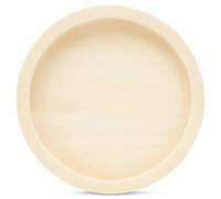 Circle Wood Panel 12-1/8 inch Diameter, Pack of 3 Round Canvas Boards, Unfinished Wooden Trays for Crafts & Painting, by Woodpeckers