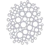 Circles Cutting Dies for Card Making，Cutting Dies Cut Stencils for DIY Scrapbooking Photo Album Decorative Embossing Paper Dies for Card Making Templated