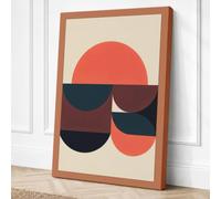 Circles in Stillness Canvas Wall Art Print 30x20 Inch