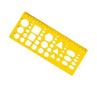 Circles Templates Oval Measuring Rulers Geometric Drawing Stencils Clear Measuring Template Rulers Supplies