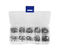 circlip 100pcs C Type Washer External Circlip Gasket Retaining Rings for Shaft Stainless Steel Snap 8-18mm Assortment Kit for Maintenance