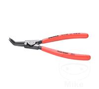 Knipex Circlip Pliers for external circlips on shafts 45° bent black atramentized, plastic coated 310 mm 46 31 A42