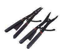 Circlip Pliers Set,Heavy Duty 2pcs Circlip-Snap Ring Plier Set 16" 4 Different Interchangeable Angel Tips Universal Snap Ring Pliers Tool Set Retaining Ring With Replacement Tips for Automotive,Mowers
