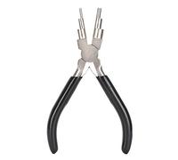 Circlip Pliers Snap Ring Pliers Round Nose Plier Hand Made Home Repairing Tools Strong Durable Precision Pliers for Home Repair 15.5cm Steel Rubber Handle