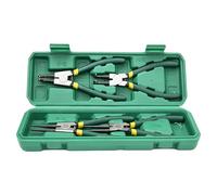 Circlip Ring Pliers, Internal External Clamp, 11.42x4.13x1.77 Inches Spring Loaded Tool with Vanadium Steel Build, Automotive Hand Tool, Workshop Gear with Design, Mechanic Equipment for Home Industry