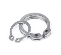 Circlips for Shaft Type C Shaft Retaining Ring Circlip Card Outer Ring 304 Stainless Steel Clamp Spring M3-M75(M19,20Pcs)