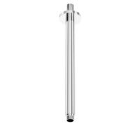 Circo Polished Round Vertical Shower Arm | Chrome | Stainless Steel | 300mm