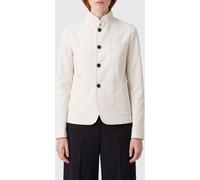 CIRCOLO 1901 Cropped Viscose Blazer with Mandarin Collar - Size: 44 - female