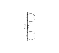 Circolo LED Plafond 33W 1100lm 3000K Black 10816 Lighting
