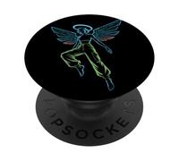 Circuit Angel Digital Wings Tech Halo Streetwear Futuristic PopSockets Adhesive PopGrip