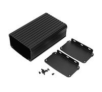 Circuit Board Controller Aluminum Cooling Box DIY Electronic Project Enclosure Case for Printed Circuit Board Instrument Box Aluminum Alloy 55x95x150mm