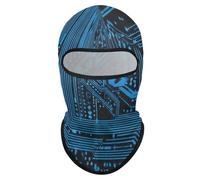 Circuit Board Pattern Balaclava Ski Face Mask Cycling Sun Protection Scarf Neck Gaiter Warmer