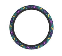 Circuit Board Python Patterned steering wheel cover elastic steering wheel cover soft and breathable suitable for cars trucks and cars