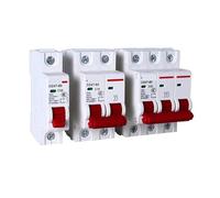 Circuit Breaker 1/2/3/4P MCB DZ47-63 C Type 400V Mini Circuit Breaker 6A 10A 16A 20A 25A 32A 40A 63A Mounting 35mm Din Rail Overload 1Pcs(1P,25v)