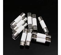 Circuit Breaker 100pcs Ceramic Fuse 5mm x 20mm sluggish T 0.5A 1A 2A 3A 4A 5A 6A 8A 10A 13A 15A 20A 30A 250V Circuit Breaker Car Automatic switch (Size : 1A 100pcs)