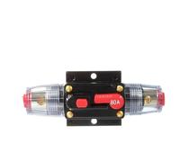 Circuit Breaker 12-24VDC 20A 30A 40A 50A 60A 80A 100A 150A Car Truck Audio Resettable Fuse Circuit Breaker with Power Protect(60A)