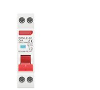 Circuit Breaker, 18MM RCBO 1P+N AC 230V 50/60Hz 6KA Residual Current Differential Automatic Circuit Breaker With Over Leakage Protection(10A)