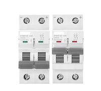 Circuit Breaker 1P 2P DC MCB 500V Solar Power Mini Circuit Breaker Overload Protection Switch 6A~63A for Photovoltaic PV System Switch(1P,50A)