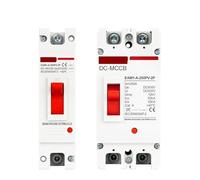 Circuit Breaker 1P 2P DC Solar Molded Case Circuit Breaker MCCB Overload Protection Switch Protector for Solar Photovoltaic PV(2P,200A)