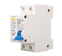 Circuit Breaker, 20A AC Leakage Protector Switch, 1-Pole DIN Rail Mount, Type A Miniature