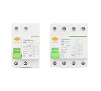Circuit Breaker 2P 4P 63A Type B 10KA RCCB DC RCD 230V 400V 30mA Residual Current Circuit Breaker For Electric Vehicle EV Charging Pile(2P,63A 300mA)
