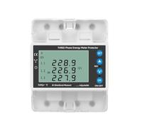 Circuit breaker 380V three-phase four-wire over- and under-voltage protector relay energy power kilowatt hour two-way electricity meter 80A(100A)